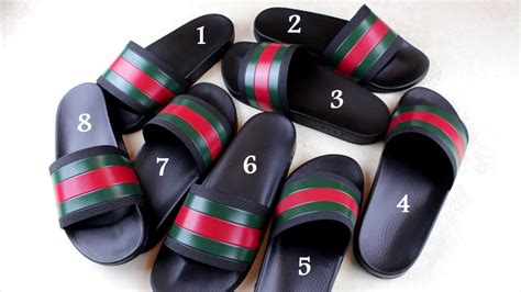 gucci slide not fake|faux gucci flip flops.